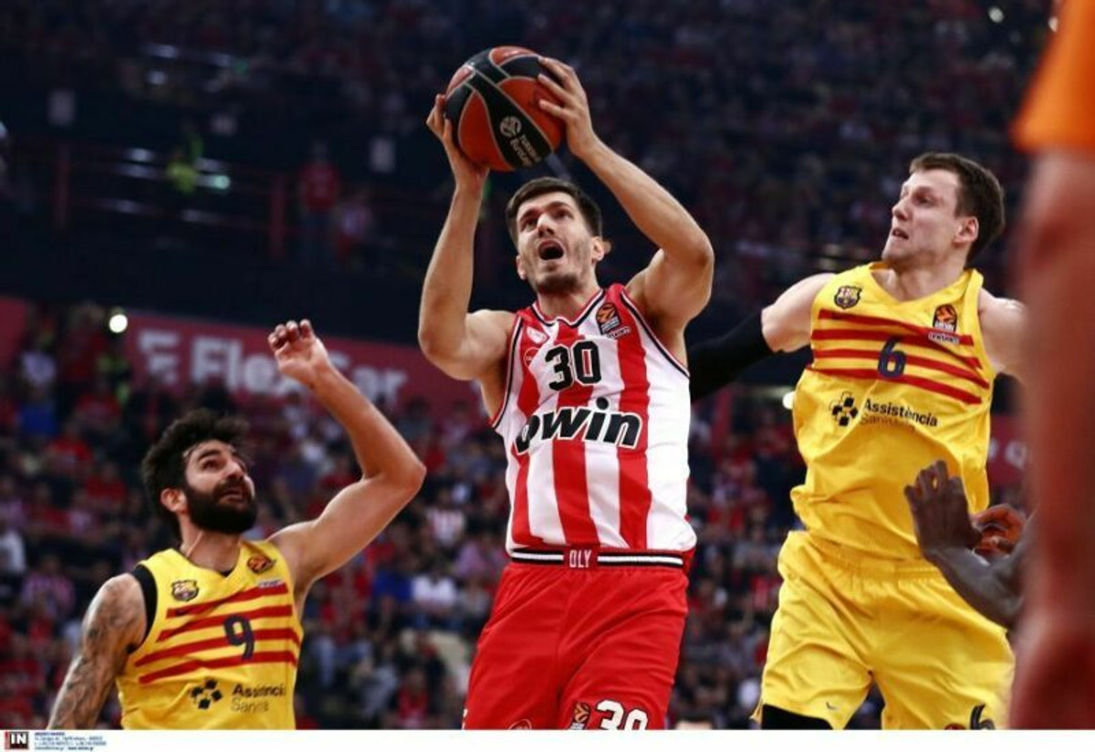Tα highlights του αγώνα Ολυμπιακός-Μπαρτσελόνα 80-82 (video)