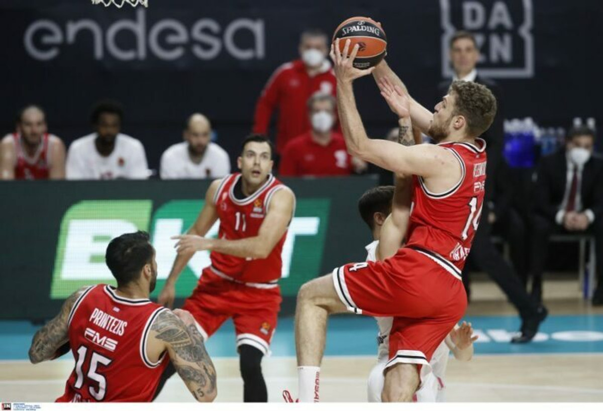 Ρεάλ Μαδρίτης-Ολυμπιακός 72-63: Η άμυνα της Ρεάλ τον κράτησε χαμηλά (vid &amp; pics)