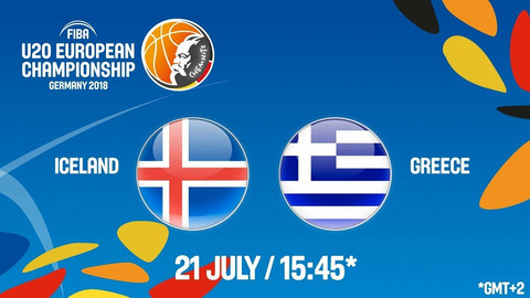 Live TV: Ελλάδα-Ισλανδία για τις θέσεις 13-16 του Eurobasket U20