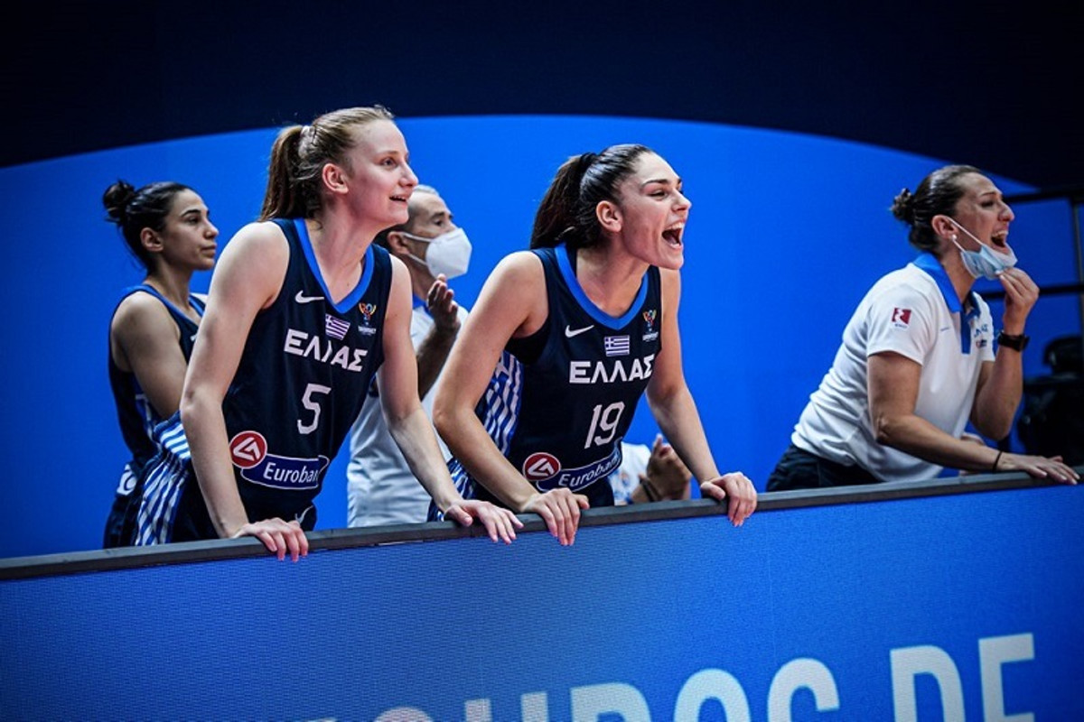 Eurobasket Γυναικών: Τα photo clicks του Ελλάδα-Μαυροβούνιο