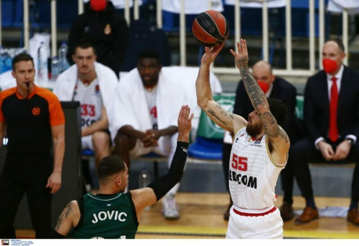 Παναθηναϊκός-Μονακό 83-91: Τον... εκτέλεσε ο Μάικ Τζέιμς! (gallery)