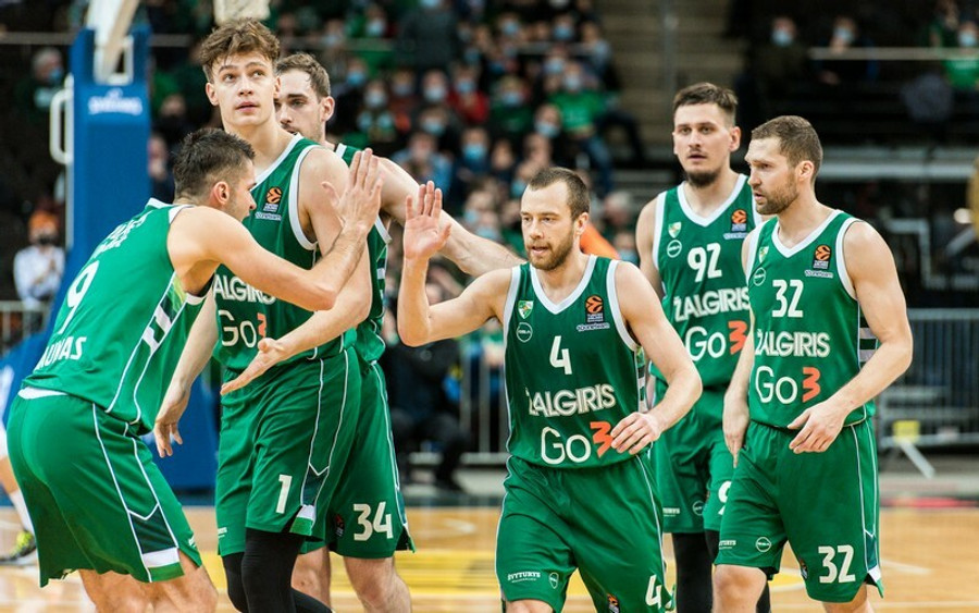 Ζαλγκίρις-Μπασκόνια 72-68: Έπιασε Παναθηναϊκό με Λεκαβίτσιους (vid)
