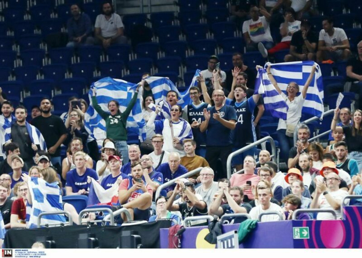 Ελλάδα-Γερμανία: Sold out και με 5.000 Έλληνες ο προημιτελικός