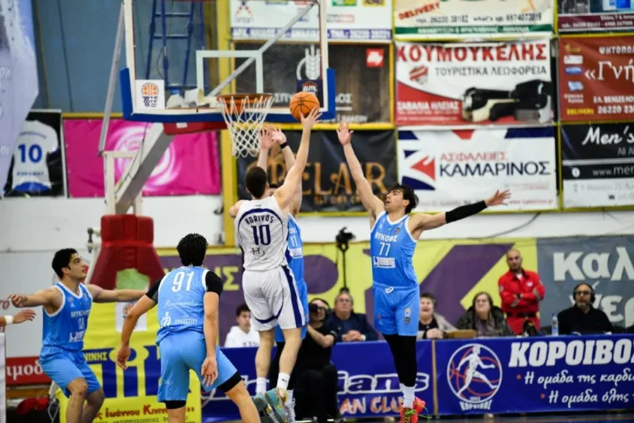 Δυνατά για τετράδα ο Κόροιβος Αμαλιάδας, 81-75 τη Μύκονο (vids)