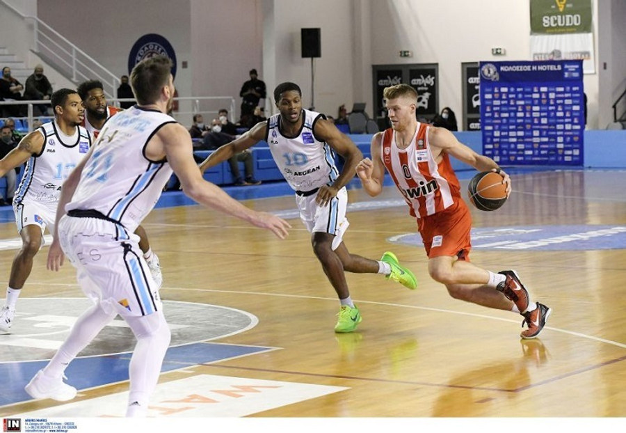 Κολοσσός Ρόδου-Ολυμπιακός 69-87: Διπλό στη Ρόδο με "διπλό" Γουόκαπ (gallery)