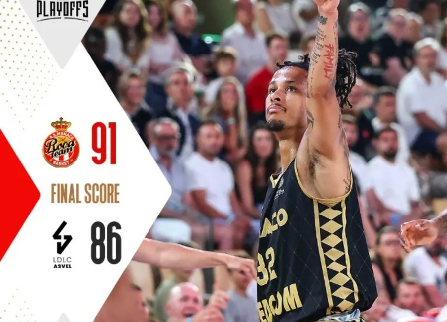 LNB: Με σερί 20-0 η Μονακό στους τελικούς, 91-86 τη Βιλερμπάν!