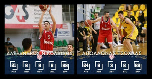 Α2 Ανδρών: Διπλός MVP από τον Ολυμπιακό Β&#039;