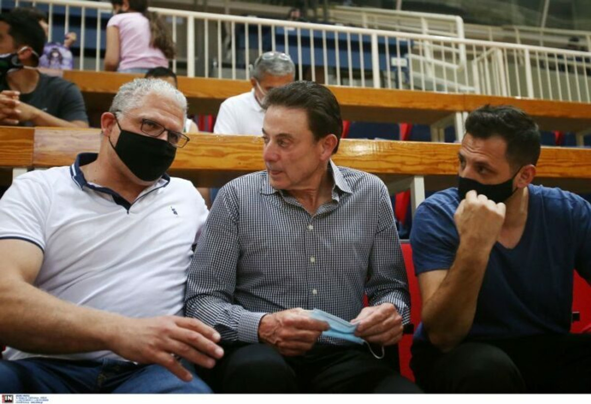Στο ΟΑΚΑ ο Ρικ Πιτίνο, μαζί με τον Μανωλόπουλο (pics &amp; vid)