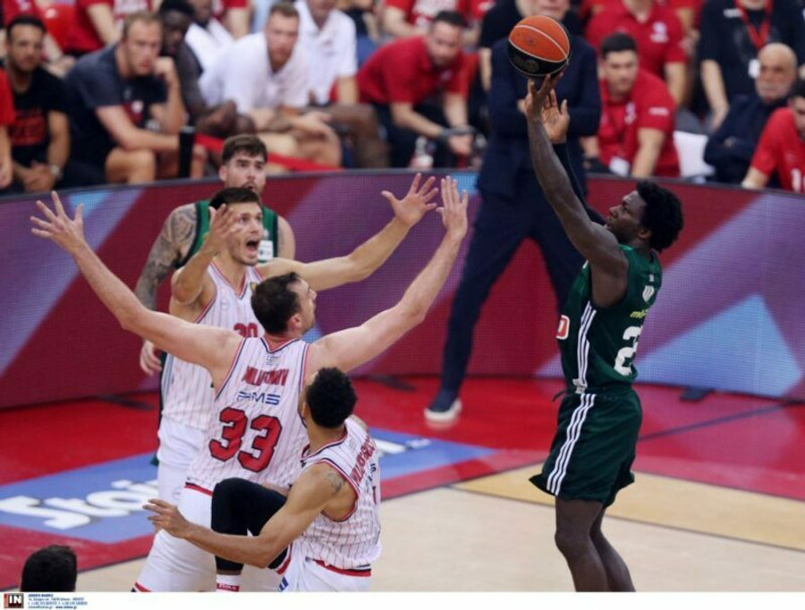 Ολυμπιακός-Παναθηναϊκός 85-88: Στα ίσια οι τελικοί με ηγέτη Ναν και &quot;στρατηγό&quot; Γκραντ