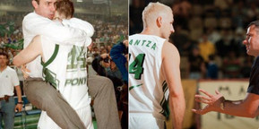 Η χαρά του Σούμποτιτς για τον hall of famer Ντίνο Ράτζα!