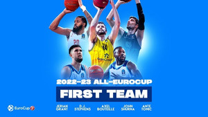 EuroCup: Η καλύτερη πεντάδα της σεζόν
