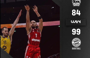 Διπλό στο Βερολίνο η Μπάγερν 99-84 την Άλμπα (vid)