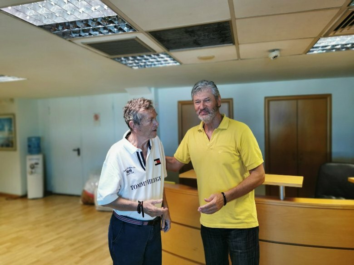 Γιάννης Ιωαννίδης: Επίσκεψη στα γραφεία του Άρη (pics)
