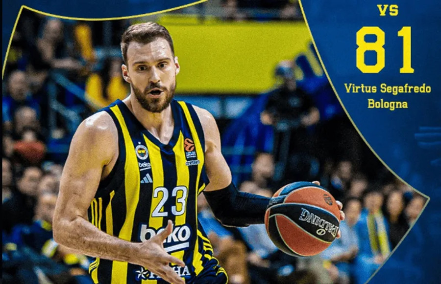 Έκτη σερί νίκη για τη Φενέρ πριν από το ΟΑΚΑ, 95-81 τη Βίρτους - 35π. ο Σενγκέλια (vid)