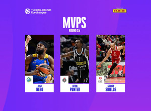 EuroLeague: Τρεις οι MVP της αγωνιστικής!