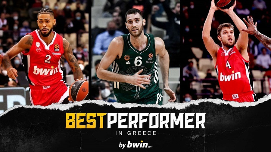 Oι “Best Performer in Greece by bwin” του Νοεμβρίου στην EuroLeague