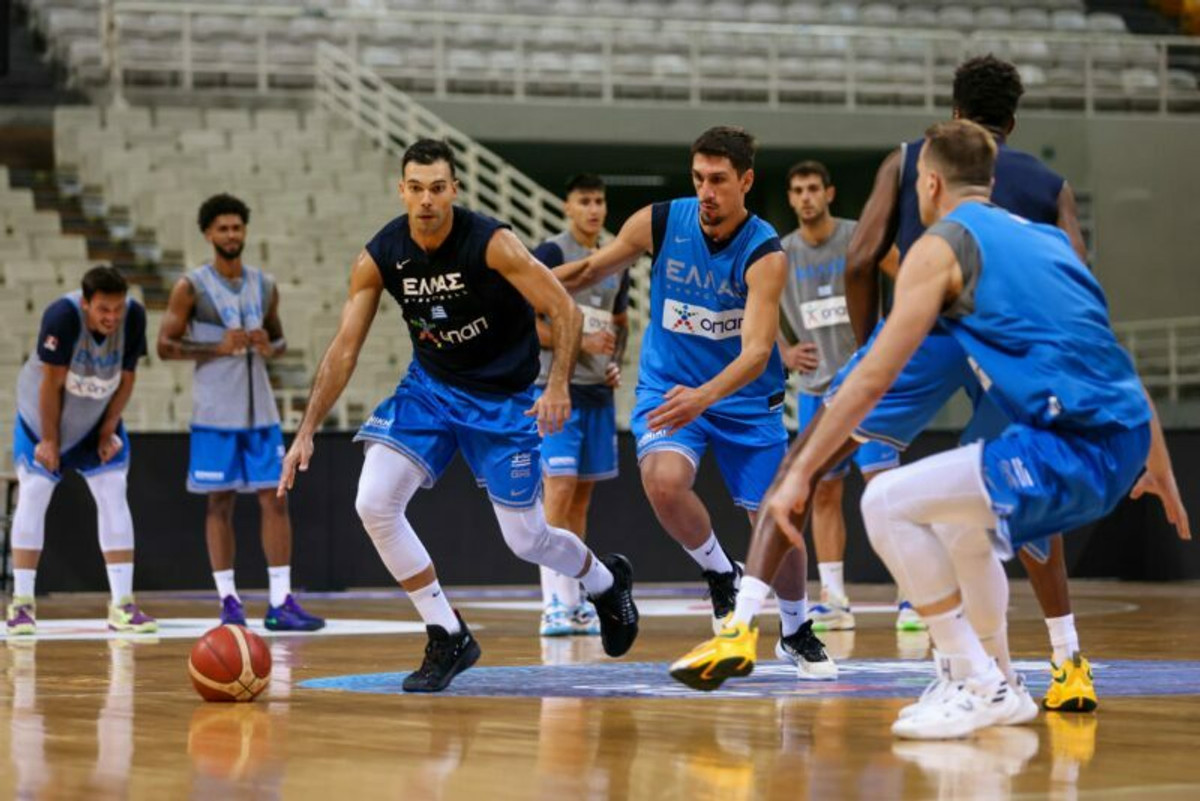 Εθνική: Επέστρεψε στις προπονήσεις ο Κώστας Σλούκας (pics)