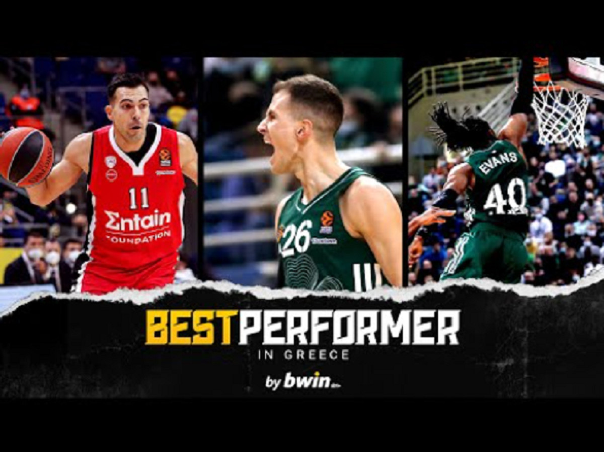 Σλούκας, Νέντοβιτς και Έβανς οι bwin MVP Ιανουαρίου! (video)