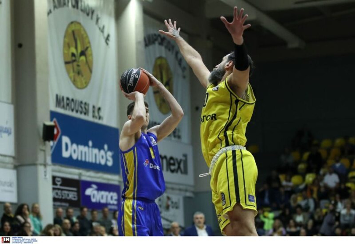 Live: Μαρούσι-Περιστέρι Domino&#039;s 73-79 (τελικό)
