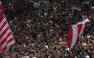 Ερυθρός Αστέρας-Βιλερμπάν: Τρομερή ατμόσφαιρα στη Štark Arena, παρών ο Τζόκοβιτς (vids)