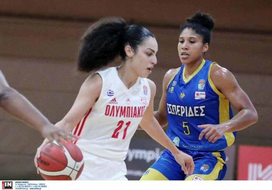 Α1 Γυναικών: Τρία στα τρία ο Ολυμπιακός, 78-68 τις Εσπερίδες (gallery)