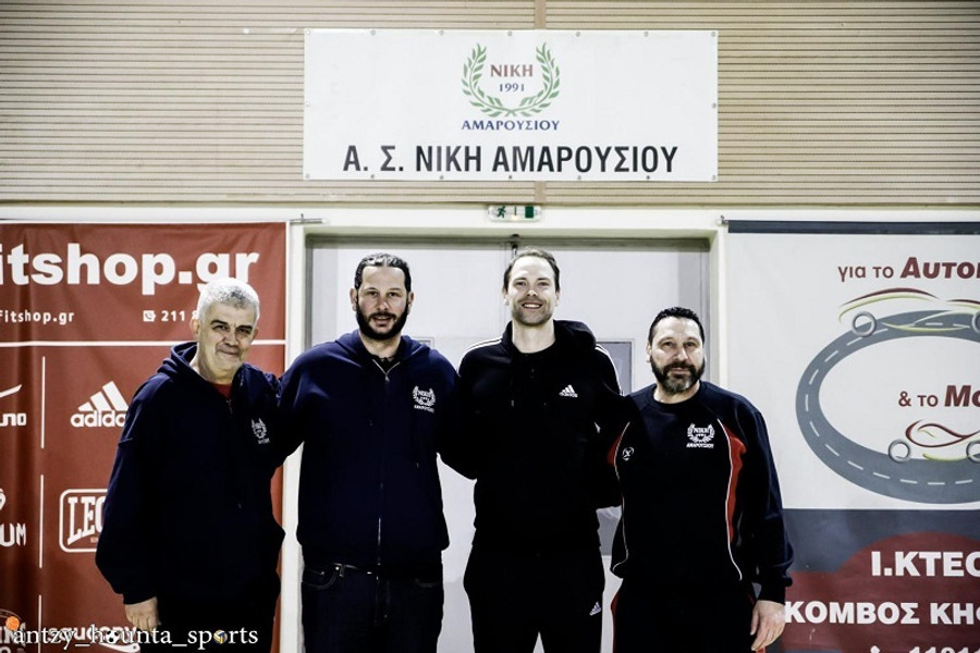 Νίκη Αμαρουσίου: Τίμησε τον Πέτερι Κόπονεν στο φιλικό με την ANGT Team Πάτρας (gallery)