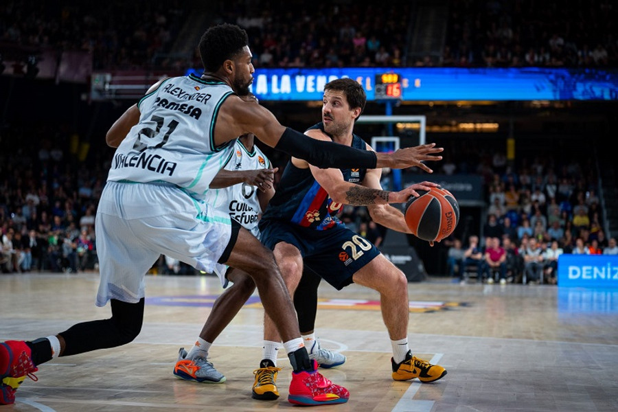 Μπαρτσελόνα-Βαλένθια 85-71: Εξασφάλισε τη 2η θέση και τώρα Ζαλγκίρις! (vid)