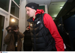 Η άφιξη του Ολυμπιακού στο ΟΑΚΑ (pics)