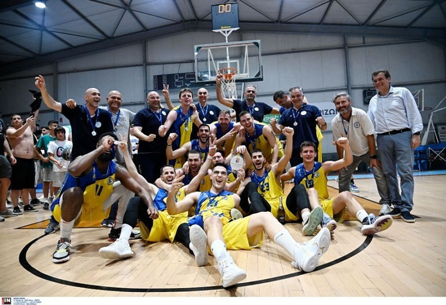 Οι πανηγυρισμοί του Ψυχικού για την άνοδο στην Βasket League (video)