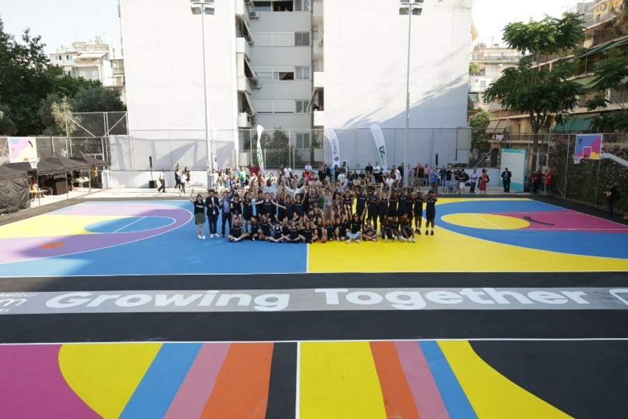 One Team-BKT Legacy Project: Τα ανακαινισμένα γήπεδα στα Πατήσια (pics & vid)