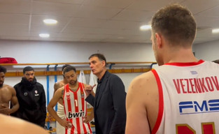 Μπαρτζώκας στα αποδυτήρια: &quot;Το &quot;ταβάνι&quot; μας είναι πολύ ψηλό&quot; (video)