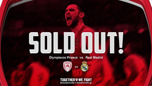 Ολυμπιακός: Ανακοίνωσε sold out με τη Ρεάλ! (pic)