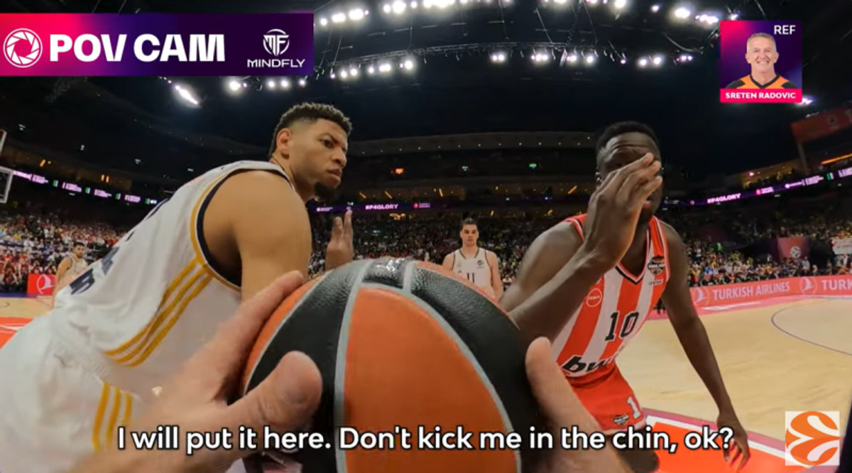 Ημιτελικοί Final-4: Εκπληκτικά πλάνα από τις POV cams των διαιτητών! (vids)