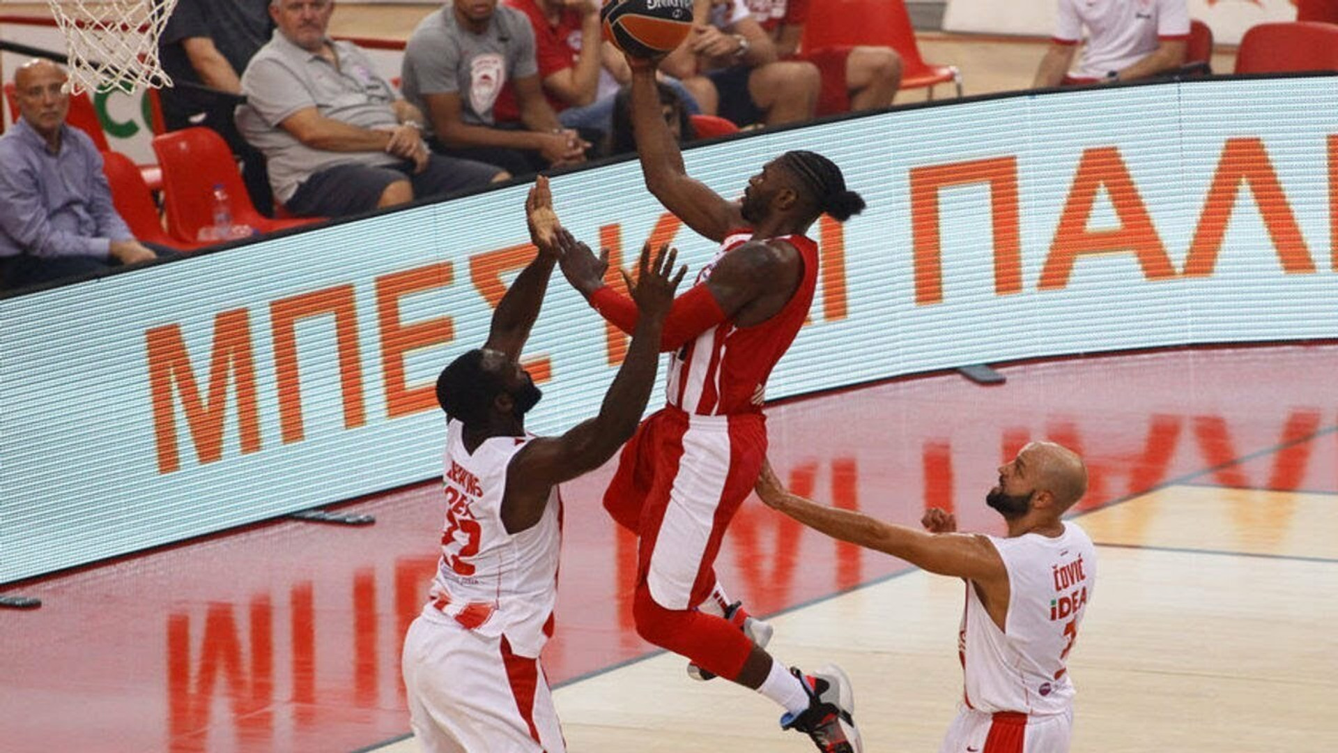 Τα highlights του Ολυμπιακός-Ερυθρός Αστέρας 71-73 (video)