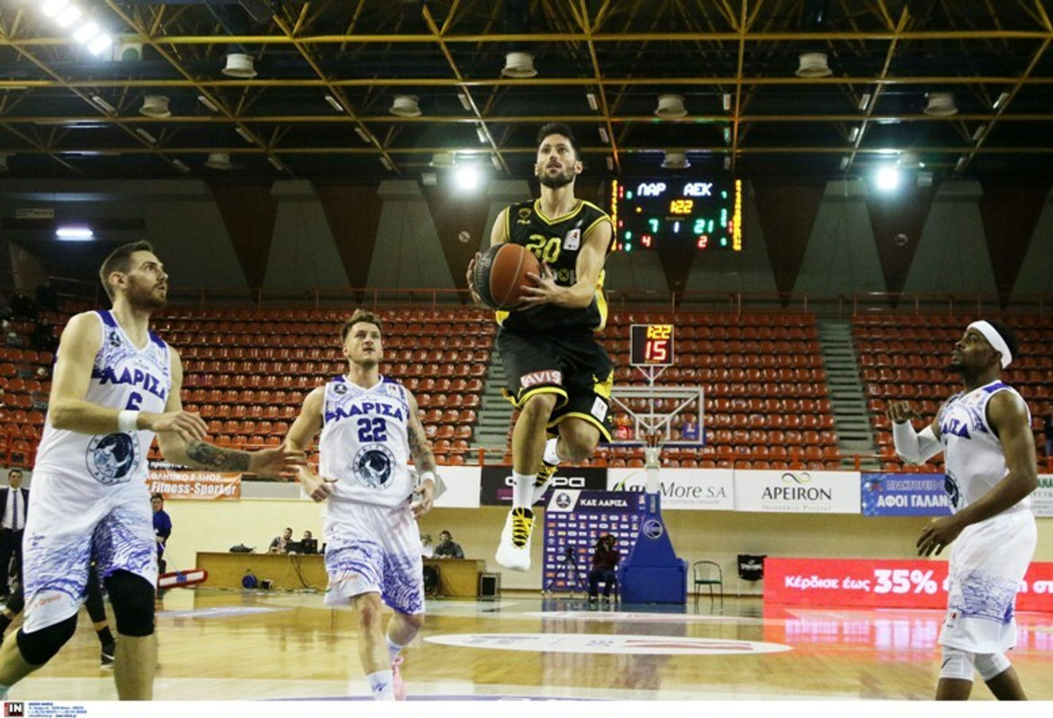 Τα highlights του Λάρισα-ΑΕΚ 76-86 (vid)
