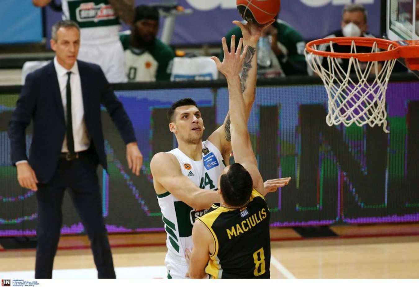 Παναθηναϊκός-ΑΕΚ 94-83: Οι ψηλοί του έδωσαν πάλι το προβάδισμα! (pics)