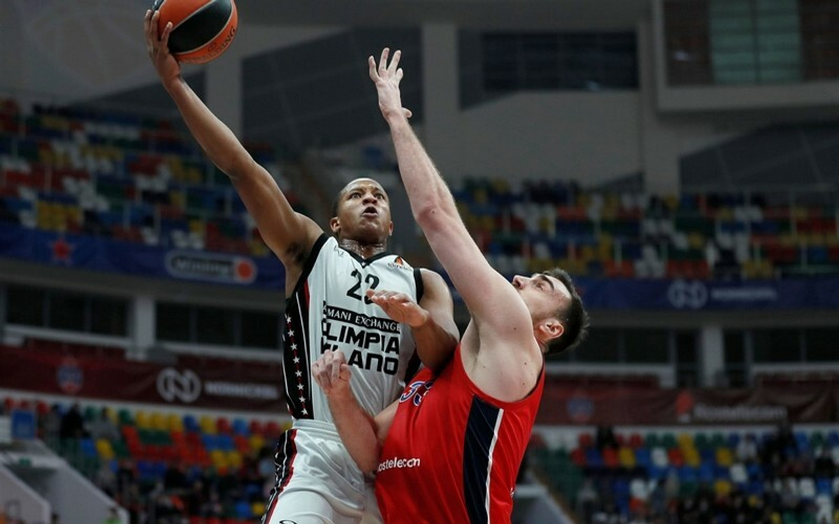 ΤΣΣΚΑ-Αρμάνι Μιλάνο 57-67: Πήρε νίκη και ισοβαθμία (vid)