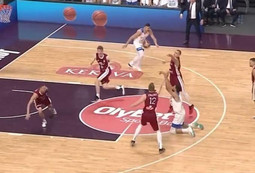 Λετονία - Ελλάδα: Το buzzer beater του γονατιστού Χουγκάζ! (video)