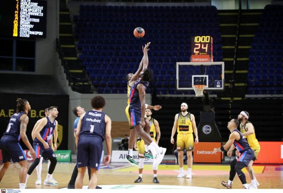 Live streaming: ΑΕΚ Betsson-Πανιώνιος Χυμοί Viva 75-71 (τελικό)