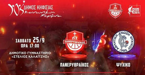 Live στις 17:00 το φιλικό Πανερυθραϊκός-Ψυχικό