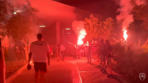 Ολυμπιακός: Το video από την υποδοχή στο ΣΕΦ