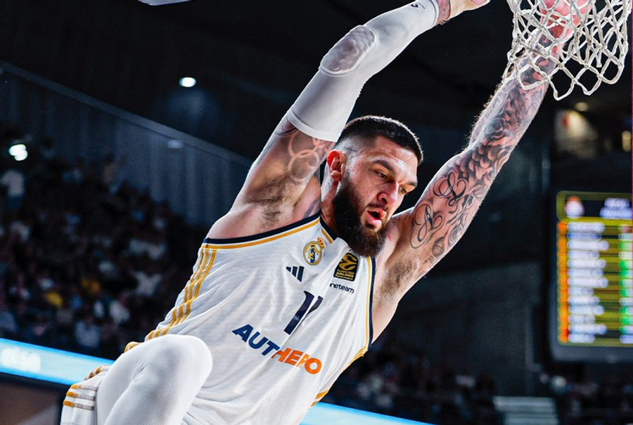 Με άνεση το 1-0 η Ρεάλ, 90-74 την Μπασκόνια του διψήφιου Ρογκαβόπουλου (vids)