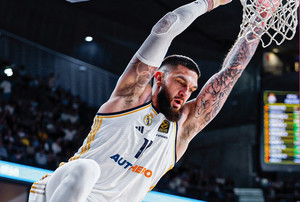 Με άνεση το 1-0 η Ρεάλ, 90-74 την Μπασκόνια του διψήφιου Ρογκαβόπουλου (vids)