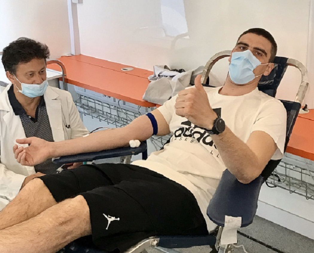 ΠΑΟΚ: Στήριξαν την αιμοδοσία Μαργαρίτης και Τσόχλας (pics)