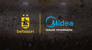 Άρης Betsson και Midea BT μαζί για 4η συνεχόμενη χρονιά