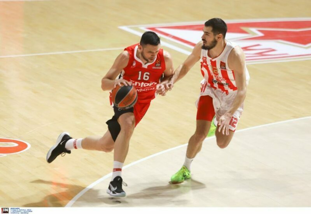 Ερυθρός Αστέρας-Ολυμπιακός 81-76: Τα highlights του αγώνα (vid)