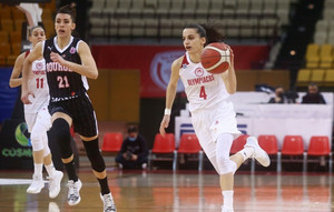 Ολυμπιακός-Μπουρζ 60-73: Μείωσε την έκταση της ήττας κι ελπίζει (gallery)