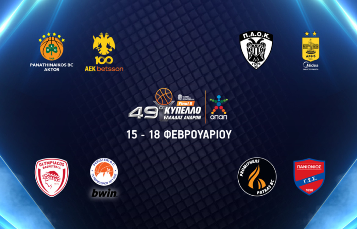 Το Final 8 του Κυπέλλου Ελλάδας ΟΠΑΠ στην COSMOTE TV