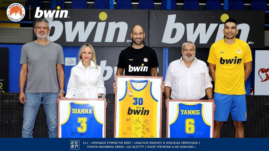 Mε τη bwin σε όνομα - φανέλα και την επόμενη σεζόν το Περιστέρι!