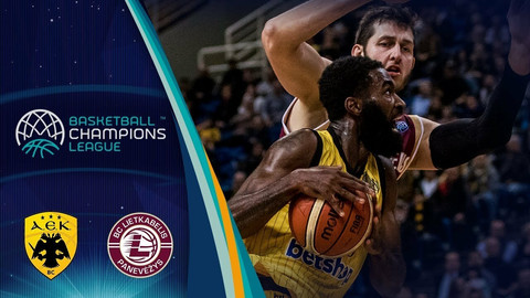 Τα highlights του ΑΕΚ-Λιετκαμπέλις (video)